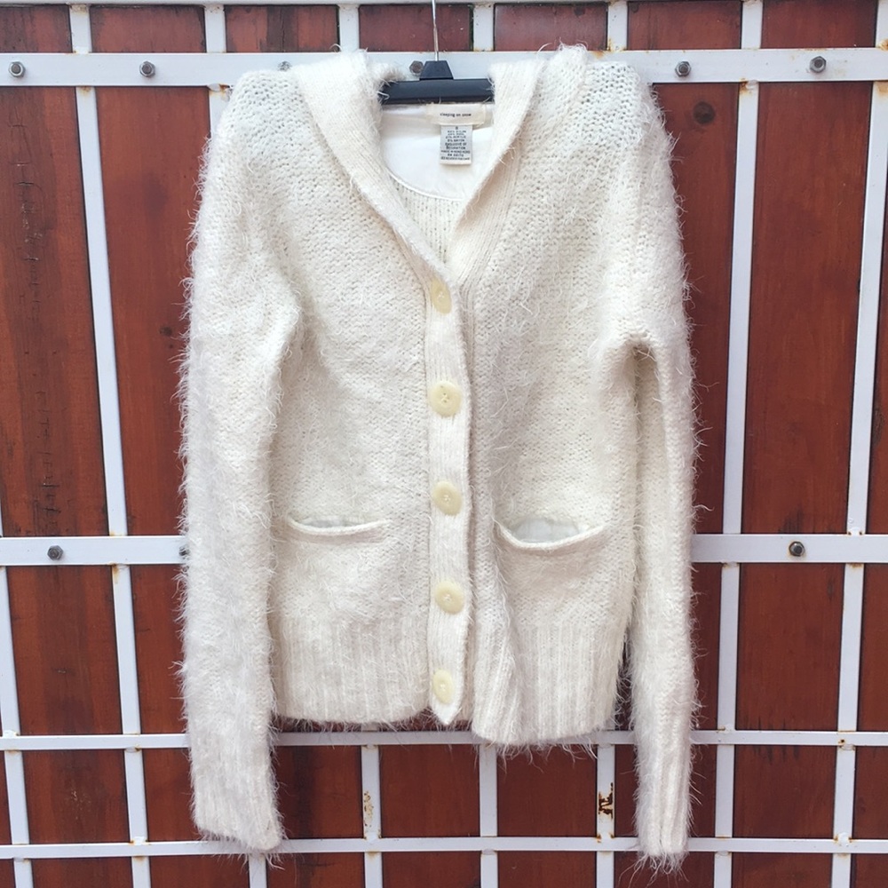 Anthropology sleeping on snow knit sweater